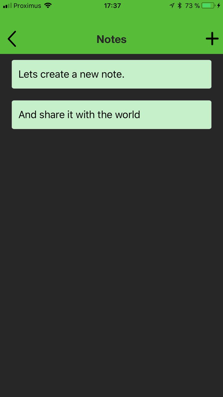 A screen from A-note