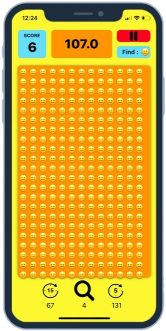 A screen from Find it!