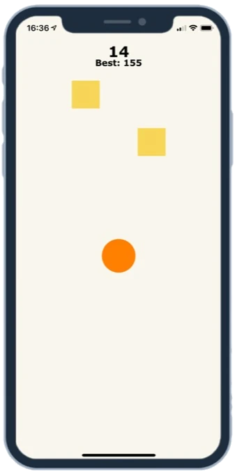 A screen from Up and down