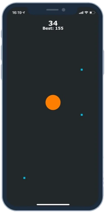 A screen from Up and down