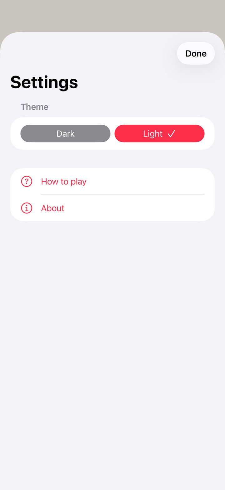 A screen from Up and down