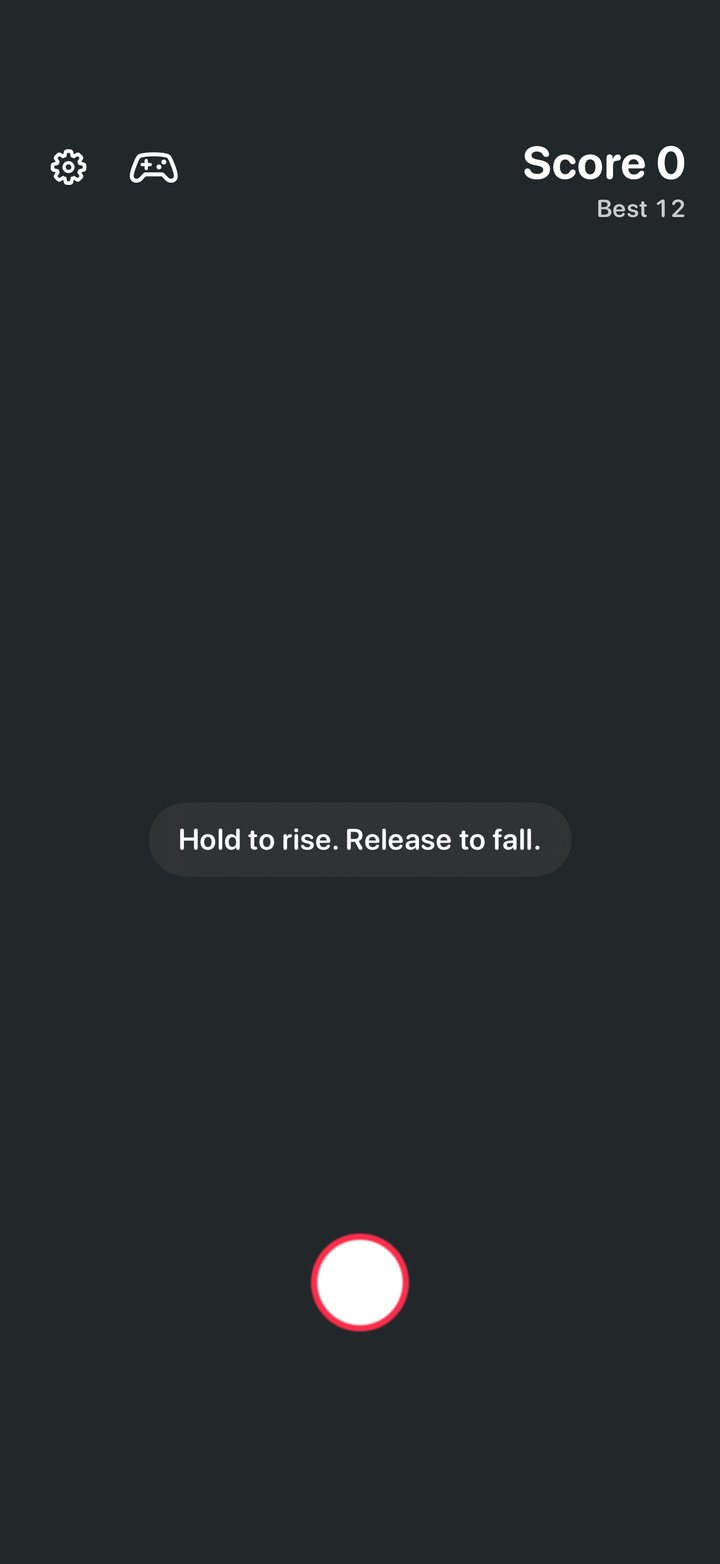 A screen from Up and down